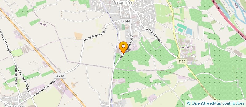 localisation de l'entreprise SCI ALMA  MALEMORT-DU-COMTAT