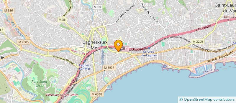 localisation de l'entreprise SCI ALMA à CAGNES-SUR-MER