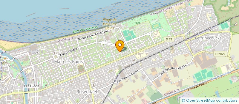 localisation de l'entreprise SCI ALMA à DUNKERQUE