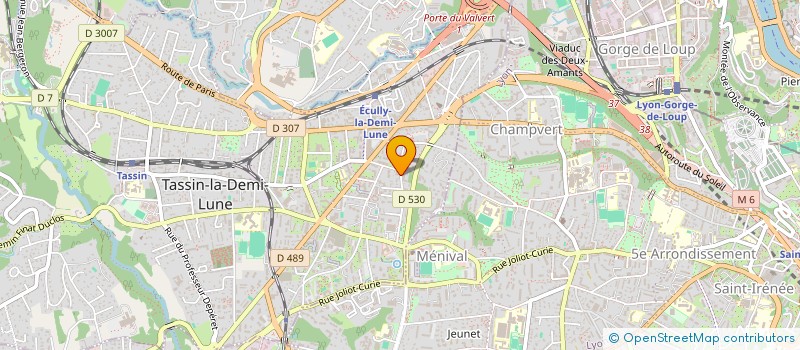 localisation de l'entreprise SCI ALMA  MONTMERLE-SUR-SAONE