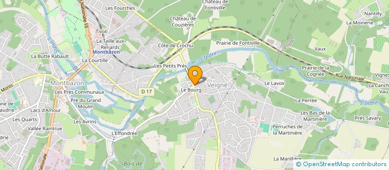 localisation de l'entreprise SCI ALMA à VEIGNE