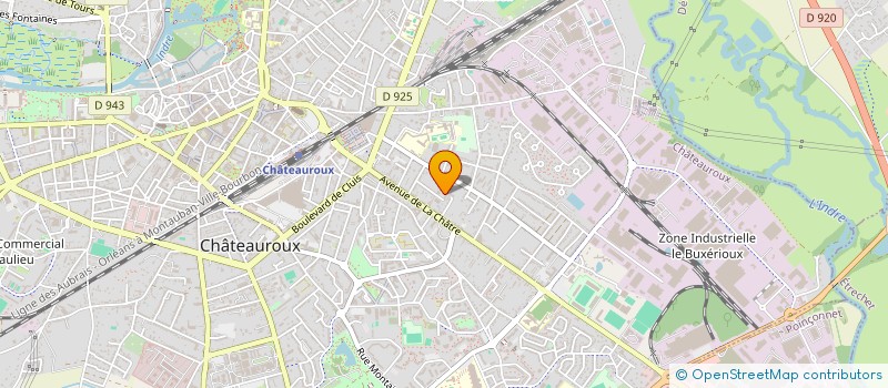localisation de l'entreprise SCI ALMA  CHATEAUROUX