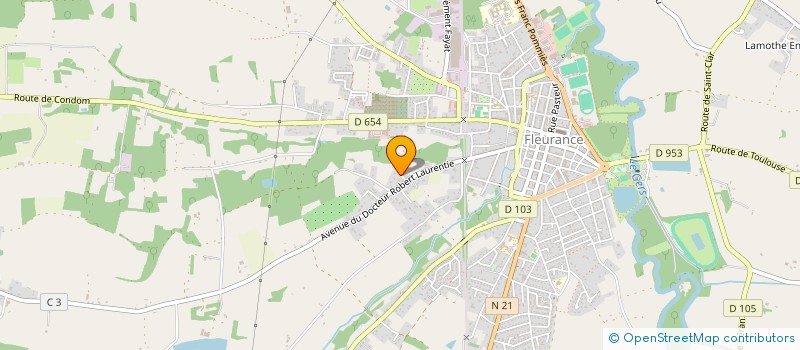 localisation de l'entreprise SCI ALMA  FLEURANCE