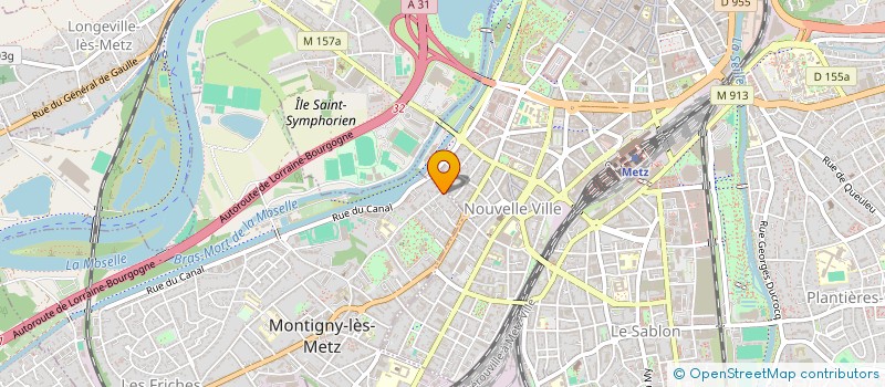localisation de l'entreprise SCI ALMA à MONTIGNY-LES-METZ