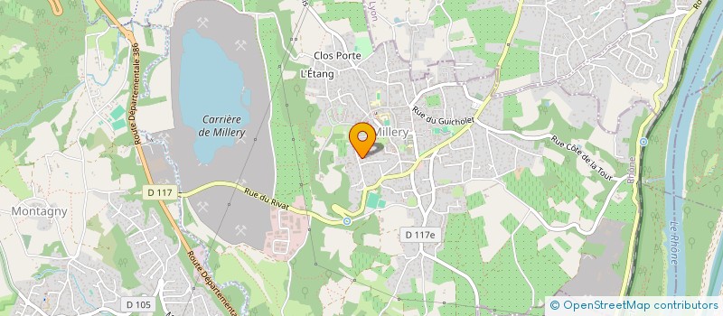 localisation de l'entreprise SCI ALMA  MILLERY