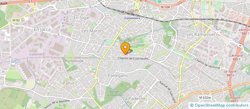 localisation de l'entreprise SCI ALMA à COLOMIERS