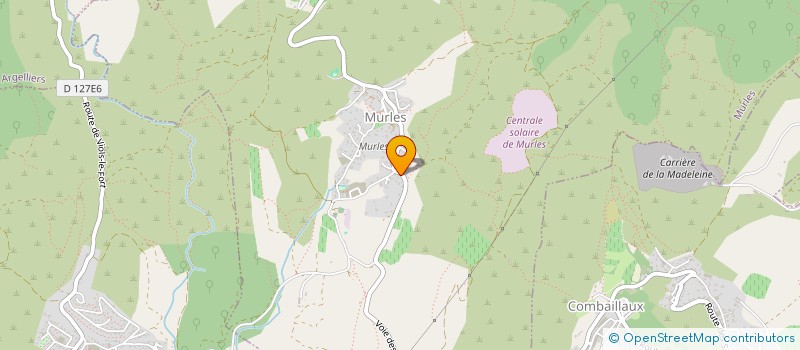 localisation de l'entreprise SCI ALMA  MURLES