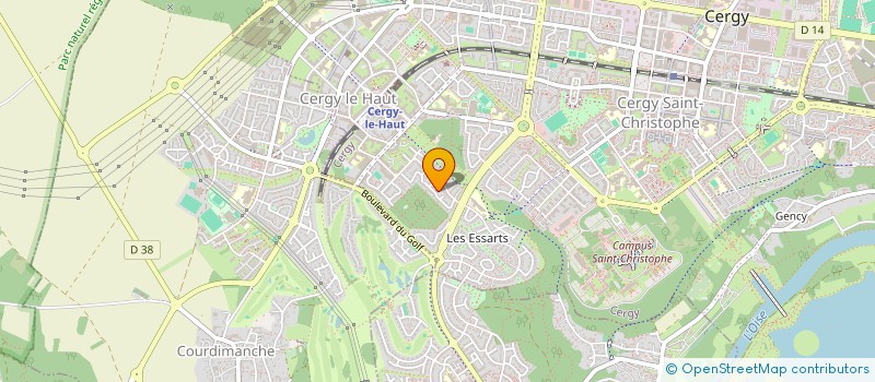 localisation de l'entreprise SCI ALMA  CERGY