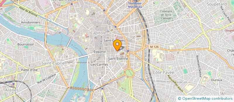 localisation de l'entreprise SCI ALMA  TOULOUSE