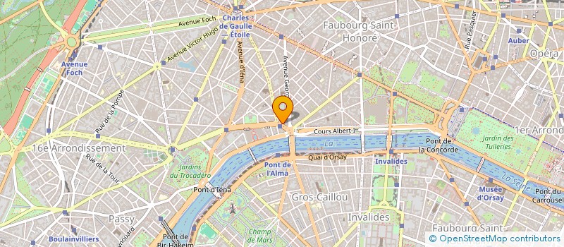 localisation de l'entreprise SCI ALMA ALEXANDRA  PARIS