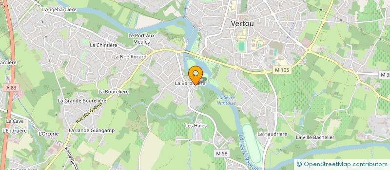 localisation de l'entreprise SCI ALMA INVEST  VERTOU