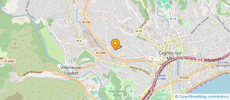 localisation de l'entreprise SCI ALMA INVEST  CAGNES-SUR-MER