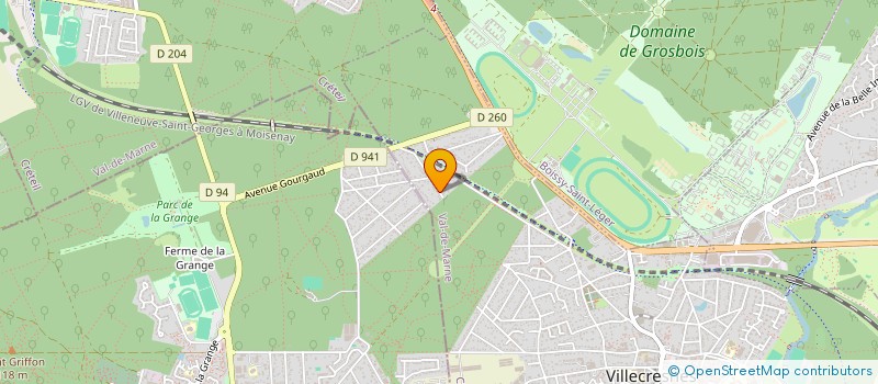 localisation de l'entreprise SCI ALMA LOCATION  VILLECRESNES