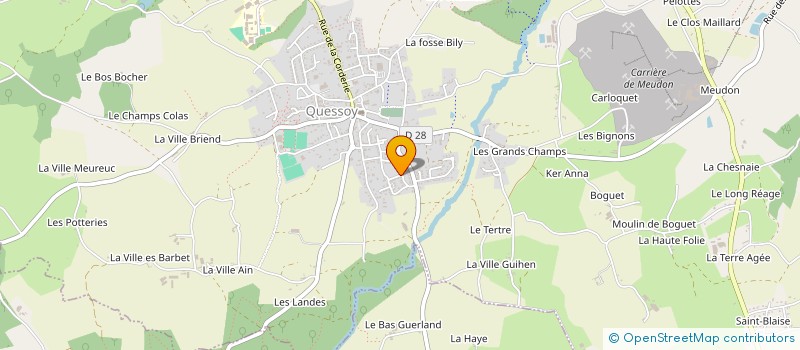 localisation de l'entreprise SCI ALMA72 à QUESSOY