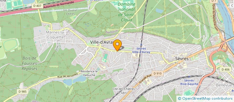 localisation de l'entreprise SCI ALMABRI  VILLE-D'AVRAY