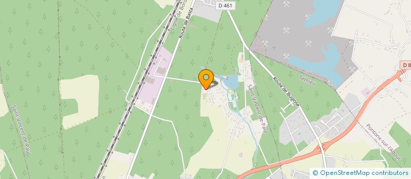 localisation de l'entreprise SCI ALMACALI  ST-PAUL-LES-DAX