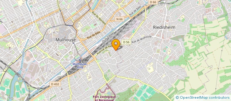 localisation de l'entreprise SCI ALMACENES  MULHOUSE