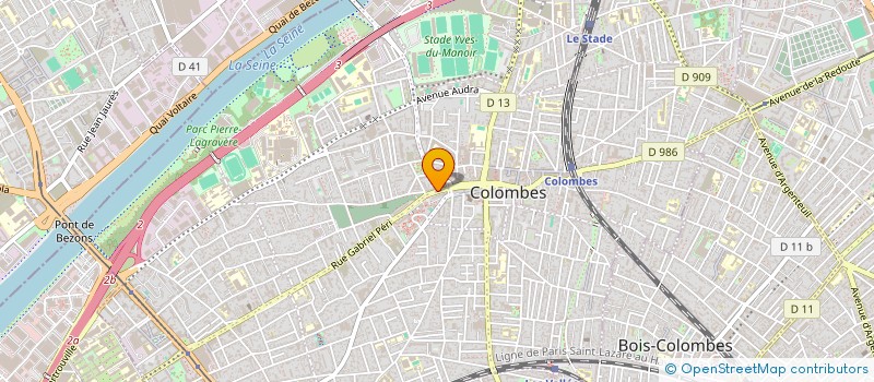 localisation de l'entreprise SCI ALMACHA à COLOMBES