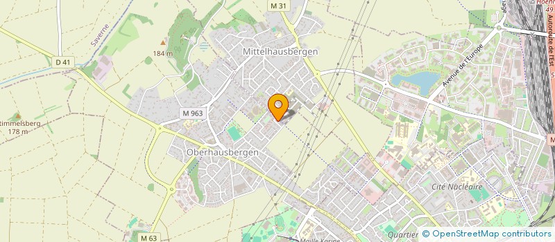 localisation de l'entreprise SCI ALMAER  OBERHAUSBERGEN