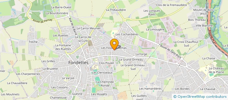 localisation de l'entreprise SCI ALMAFIDA  FONDETTES