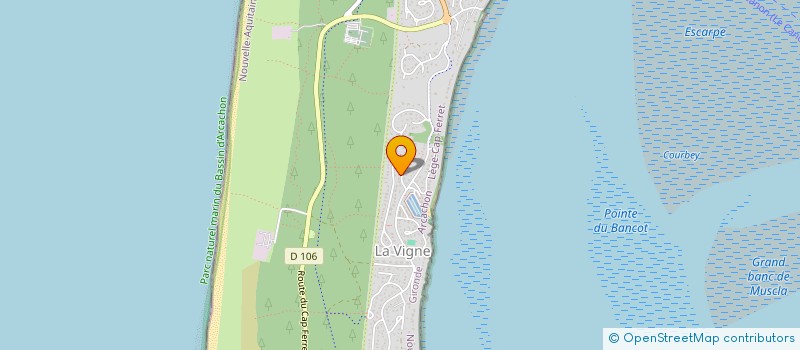 localisation de l'entreprise SCI ALMAGUS à LEGE-CAP-FERRET