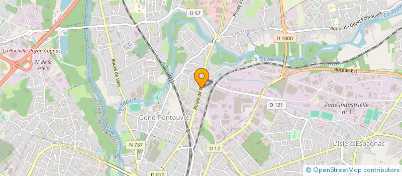 localisation de l'entreprise SCI ALMAH  GOND-PONTOUVRE