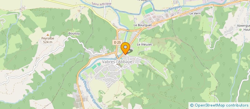 localisation de l'entreprise SCI ALMAJO  VABRES-L'ABBAYE