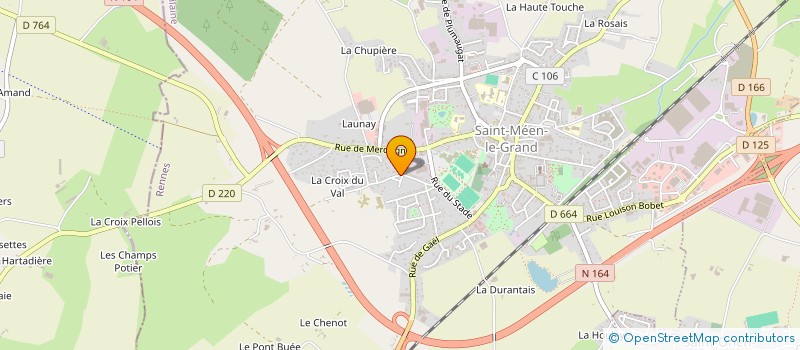 localisation de l'entreprise SCI ALMALARI  SAINT-MEEN-LE-GRAND