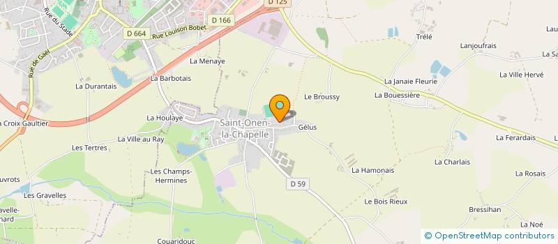 localisation de l'entreprise SCI ALMALAT'H  SAINT-ONEN-LA-CHAPELLE