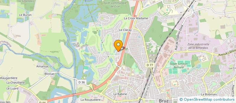 localisation de l'entreprise SCI ALMALILU  BRUZ
