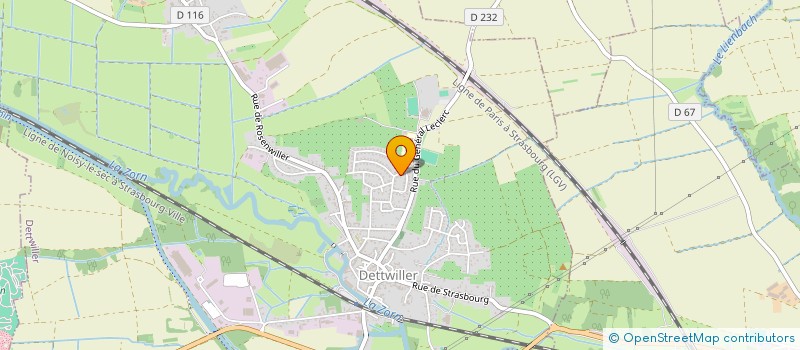 localisation de l'entreprise SCI ALMAPA  DETTWILLER