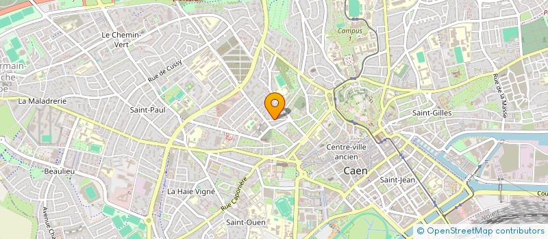 localisation de l'entreprise SCI ALMAPHI à CAEN