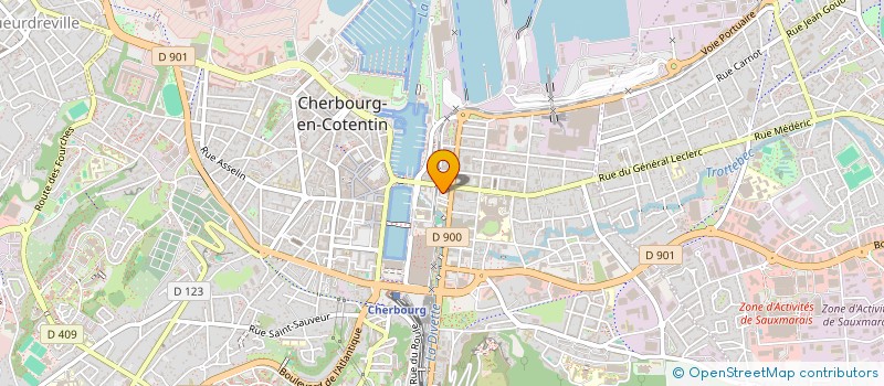 localisation de l'entreprise SCI ALMAR à CHERBOURG-EN-COTENTIN