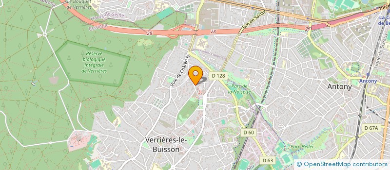 localisation de l'entreprise SCI ALMAR à VERRIERES-LE-BUISSON