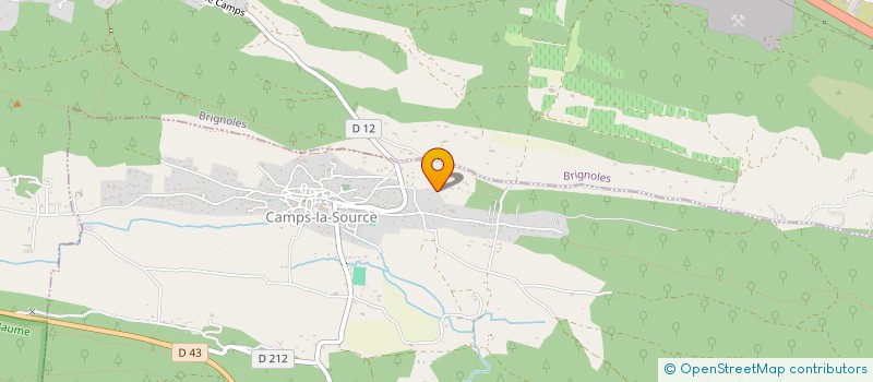 localisation de l'entreprise SCI ALMAR  CAMPS-LA-SOURCE