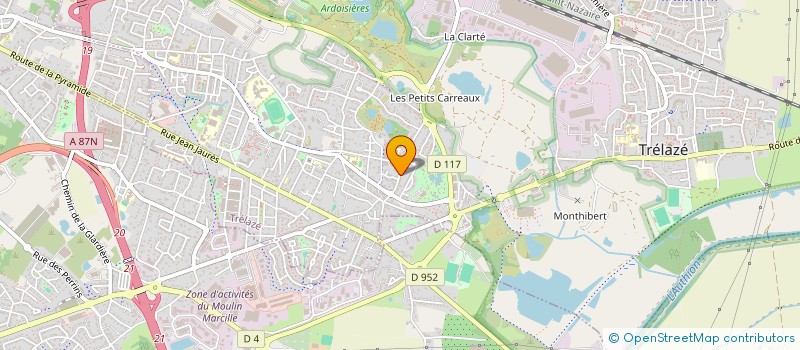 localisation de l'entreprise SCI ALMARA  TRELAZE