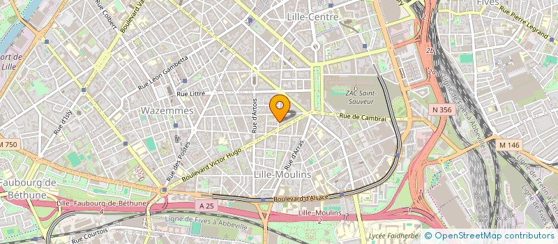 localisation de l'entreprise SCI ALMARA à LILLE