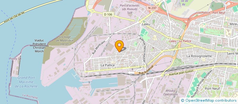 localisation de l'entreprise SCI ALMARAL  LA ROCHELLE