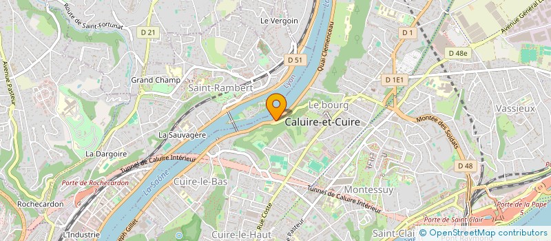 localisation de l'entreprise SCI ALMARAYNE  CALUIRE-ET-CUIRE