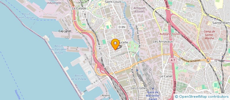 localisation de l'entreprise SCI ALMARE à MARSEILLE