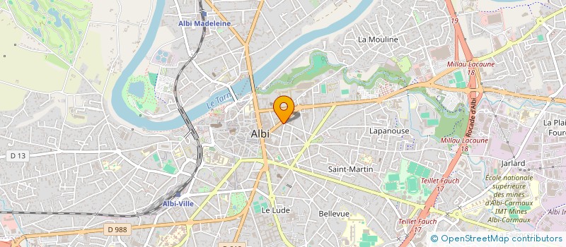 localisation de l'entreprise SCI ALMAREM à ALBI
