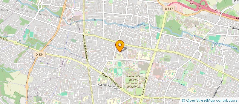 localisation de l'entreprise SCI ALMARIE à PAU