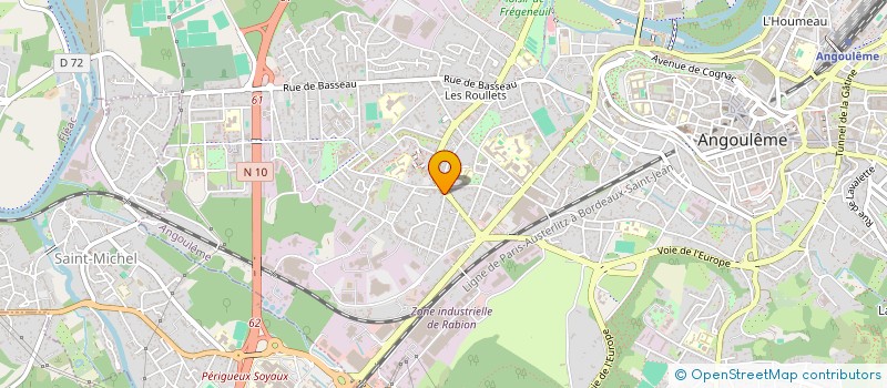 localisation de l'entreprise SCI ALMAS à ANGOULEME