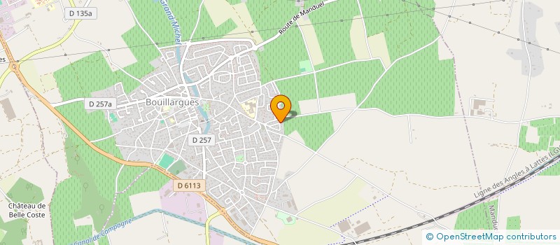 localisation de l'entreprise SCI ALMAS  BOUILLARGUES