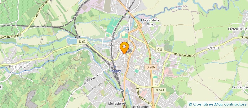 localisation de l'entreprise SCI ALMASO  CHAGNY