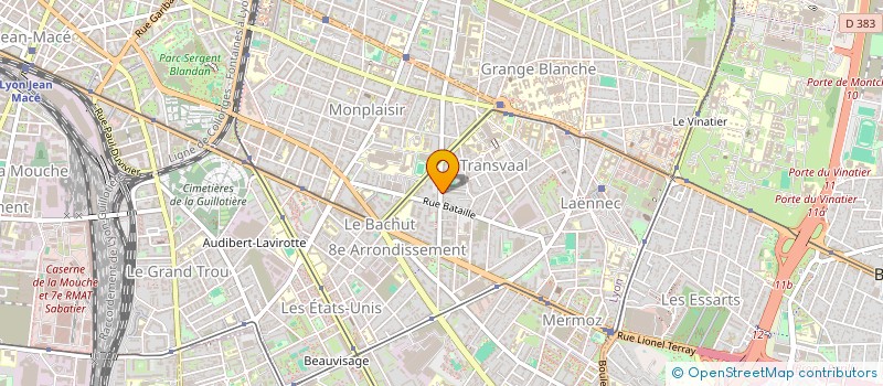 localisation de l'entreprise SCI ALMATCAM  LYON