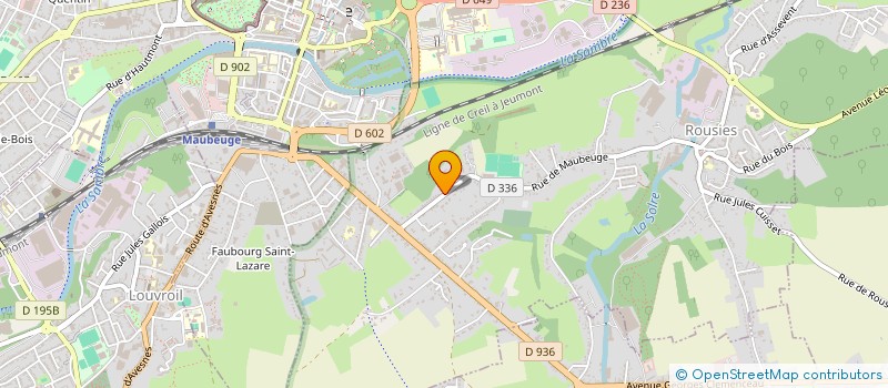 localisation de l'entreprise SCI ALMATHENA  ROUSIES