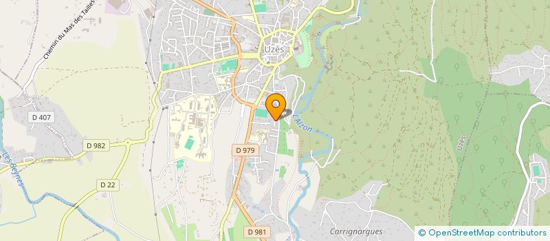 localisation de l'entreprise SCI ALMAU  UZES