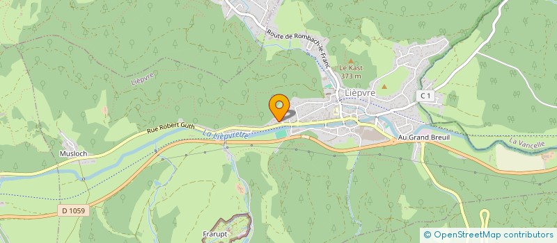 localisation de l'entreprise SCI ALMAVI  LIEPVRE