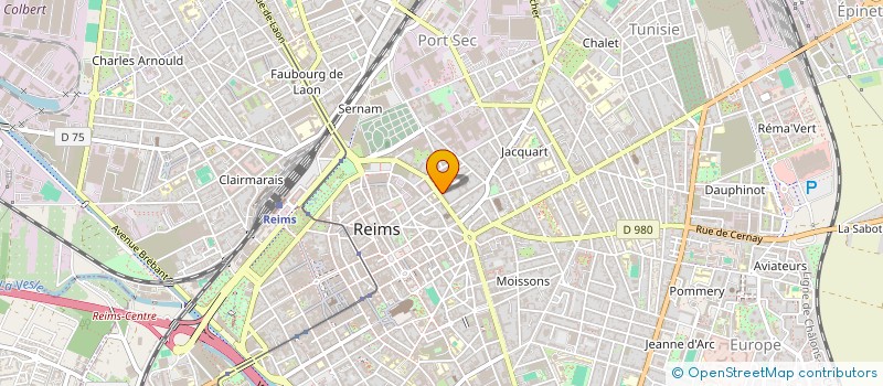 localisation de l'entreprise SCI ALMAX  REIMS